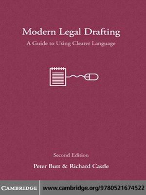 cover image of Modern Legal Drafting